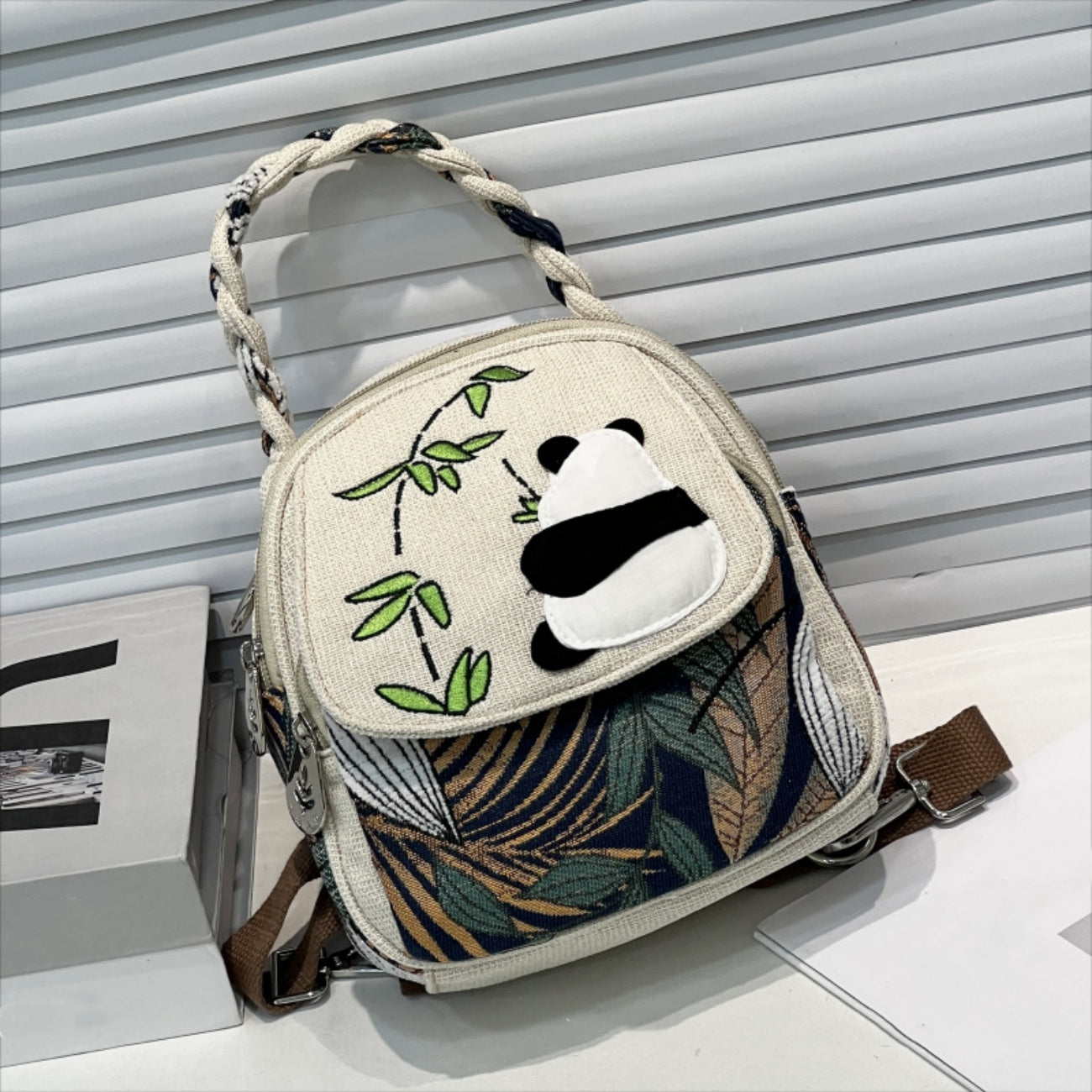 Panda shaped canvas tote multi style birthday gift for girlfriend