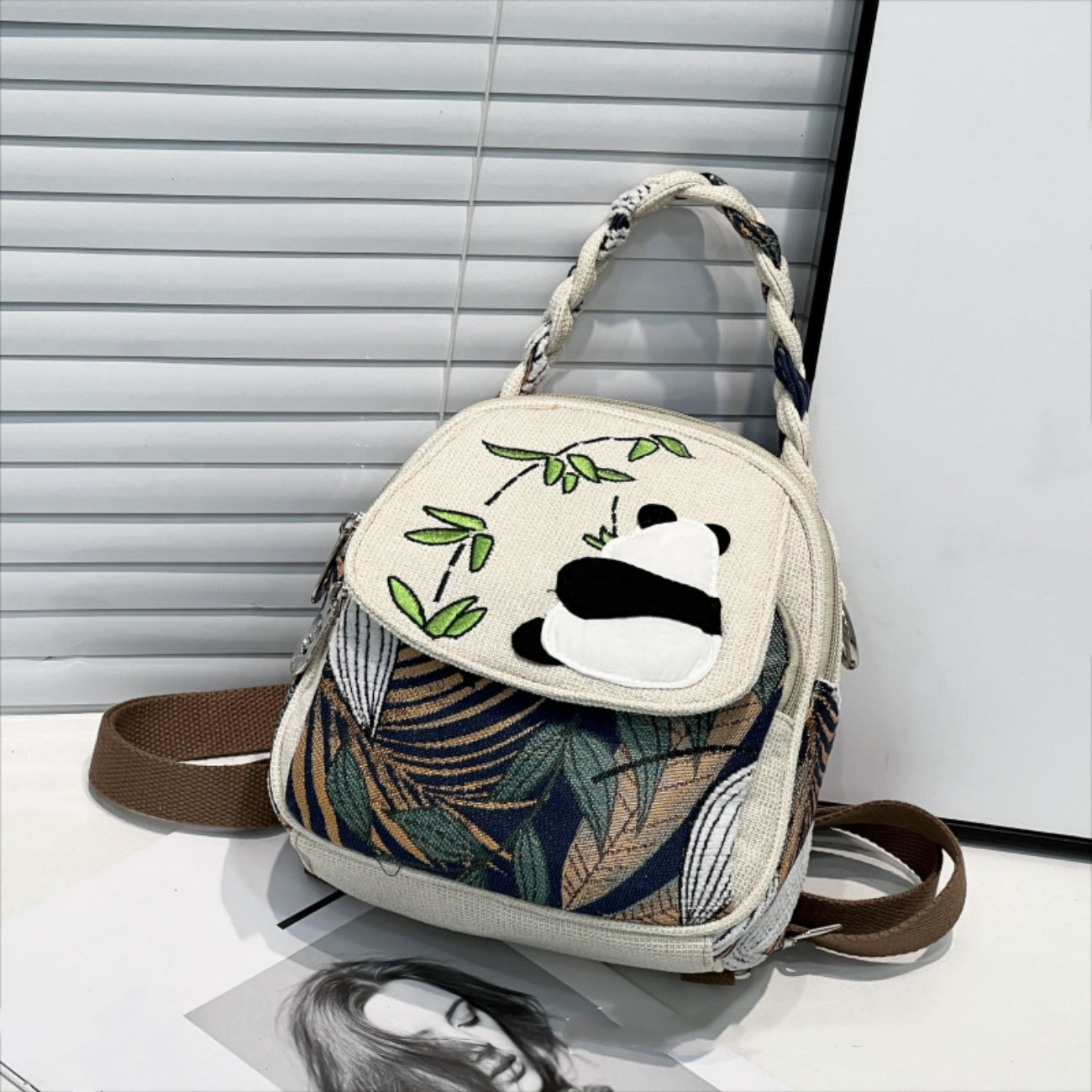 Panda shaped canvas tote multi style birthday gift for girlfriend