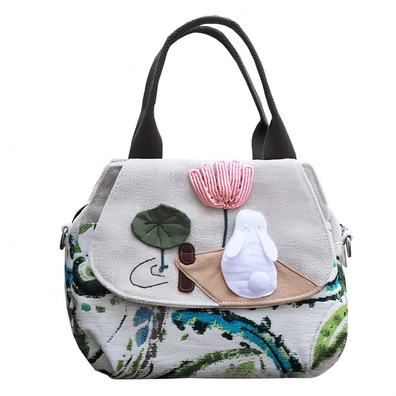 Hetang Multi layer canvas tote Birthday Gift for Girlfriend and Mother