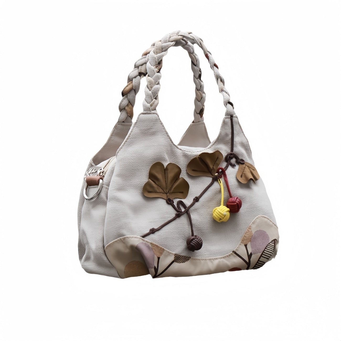 Maple leaf multi layered canvas tote, birthday gift for girlfriend and mother