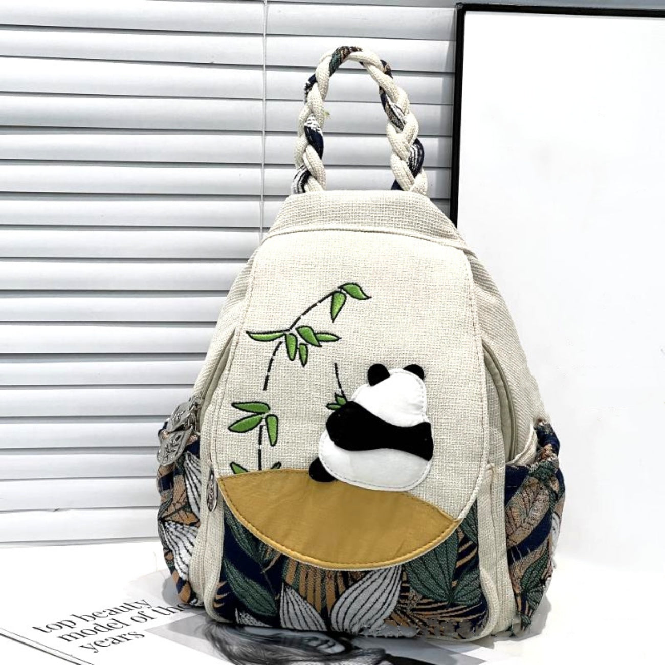 Panda shaped canvas tote multi style birthday gift for girlfriend